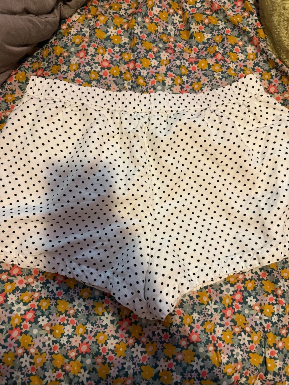 Womens White Polka Dot Two-Piece Dress Set
